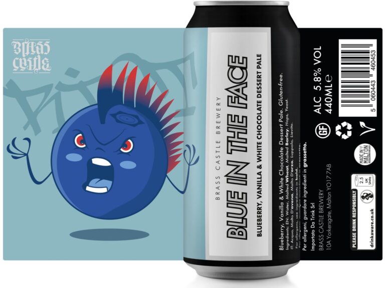 Brass Castle Blue In The Face 5. 8% Blueberry, Vanilla & White Chocola - York Beer Shop