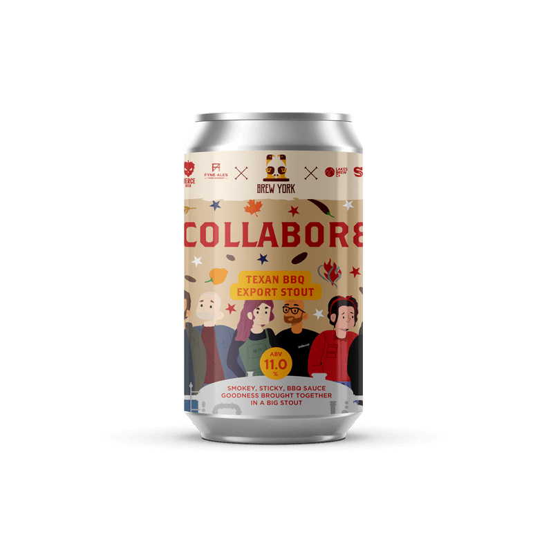 Brew York Collabor8 - Texan BBQ Export Stout 11.0% 330ml