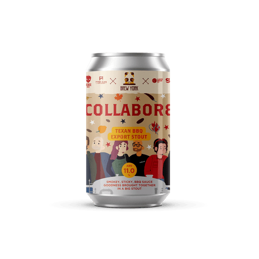 Brew York Collabor8 - Texan BBQ Export Stout 11.0% 330ml