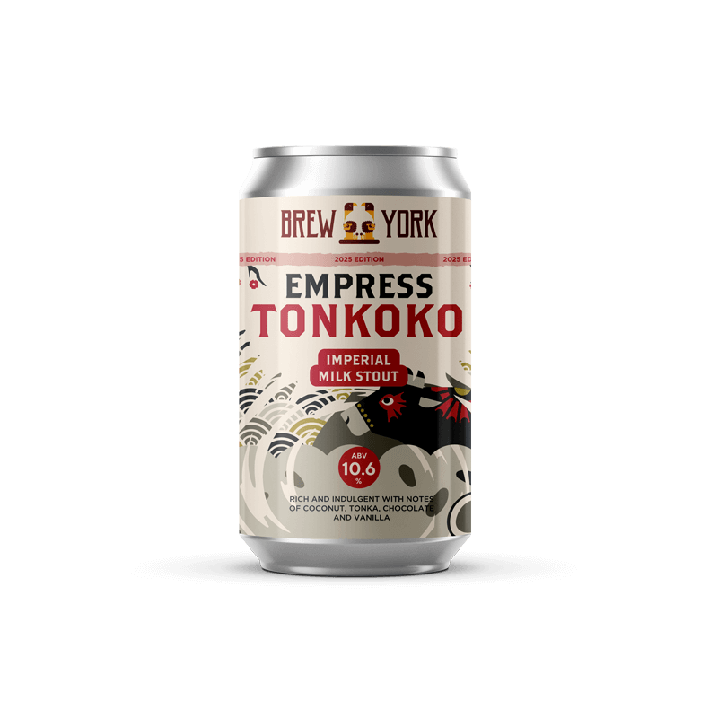 Brew York Empress Tonkoko 2025 - onka Bean, Vanilla & Coconut Imperial Milk Stout 10.6% 330ml