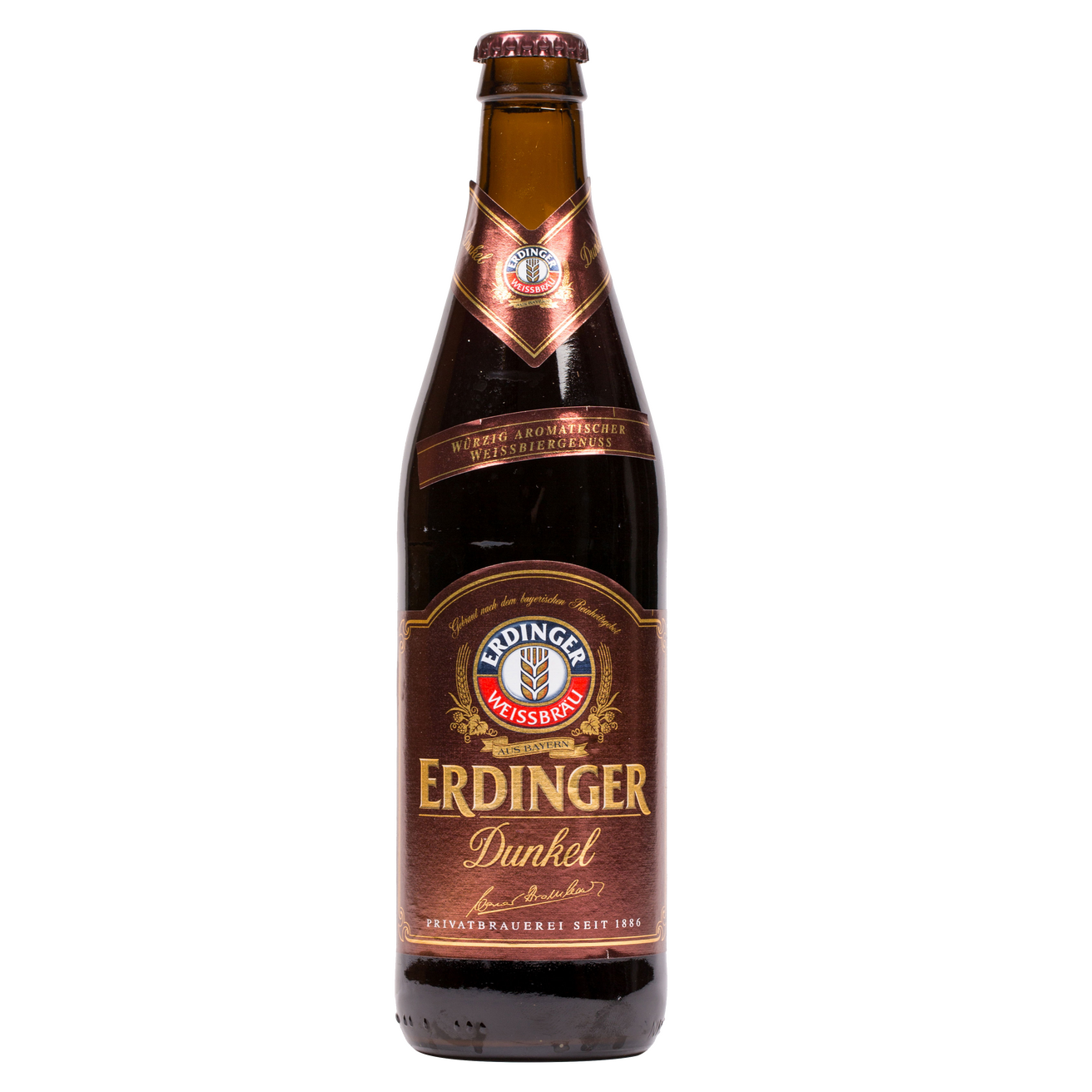 Erdinger Weissbrau Dunkel - Dunkelweizen 5.3% 500ml Bottle