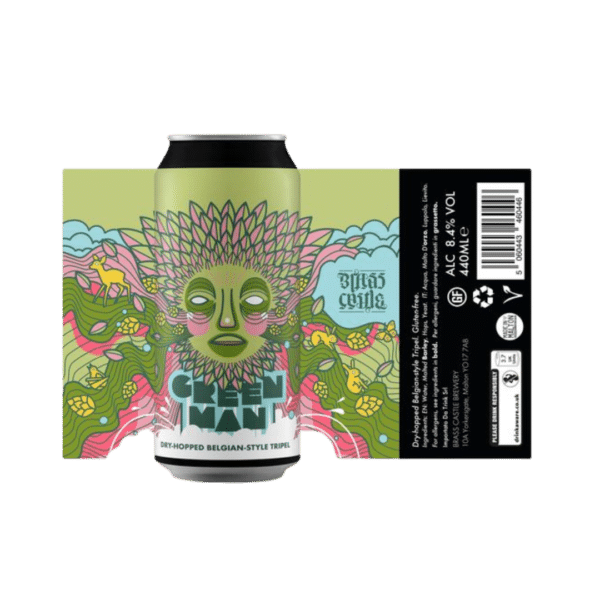 Brass Castle Green Man - Belgian Style Tripel 8.4& 440ml - York Beer Shop