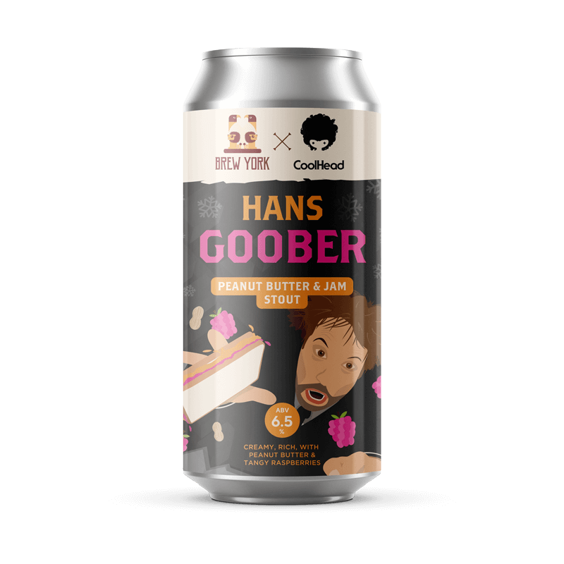 Brew York Hans Goober - Peanut Butte & Jam Milk Stout 6.5% 440ml