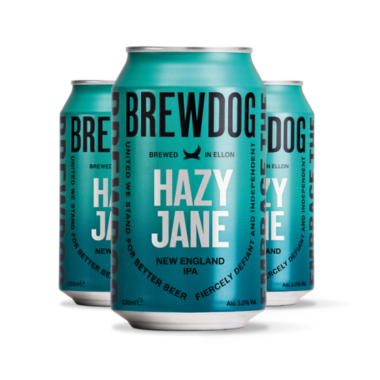 Brewdog Hazy Jane IPA 4 Pack - Smooth. Fruity. Juicy. 5% 330ml x 4