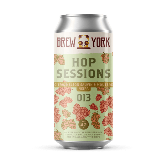 Brew York Hop Sessions 013 - Citra, Nelson Sauvin & Moutere NEIPA 4.2% 440ml