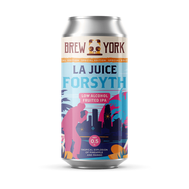 Brew York LA Juice Forsyth - Low Alcohol Fruited IPA 0.5% 440ml