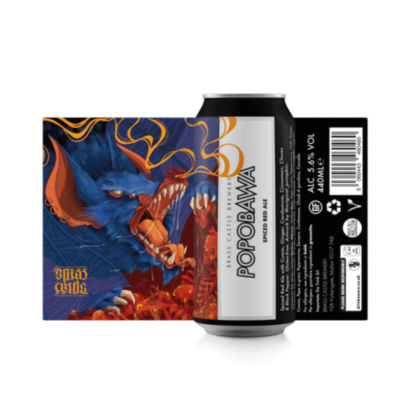 Brass Castle Popobawa - Spiced Red Ale 5.6% 440ml - York Beer Shop