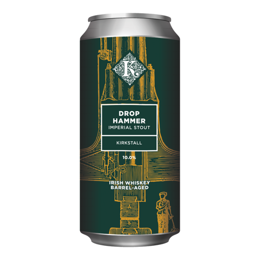 Kirkstall Brewery Drop Hammer Irish Whiskey - BA Imperial Stout 10% 440ml