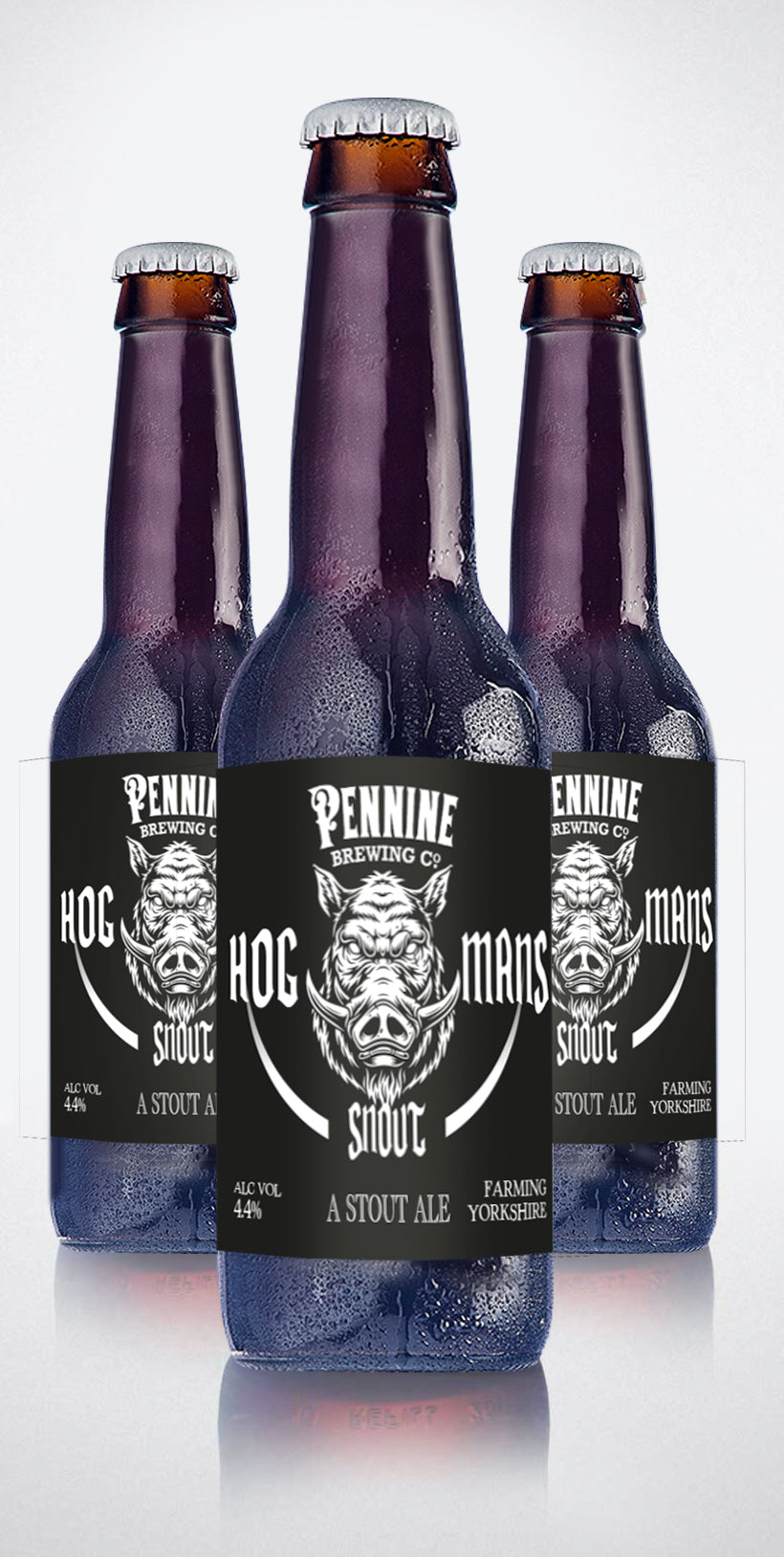 Pennine Hog Man's Snout - Stout 4.4% 500ml - York Beer Shop